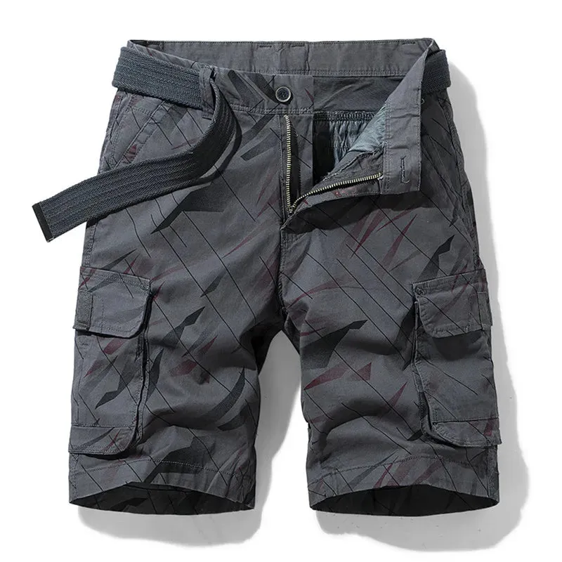 Men's Comfortable Camo Cargo Shorts