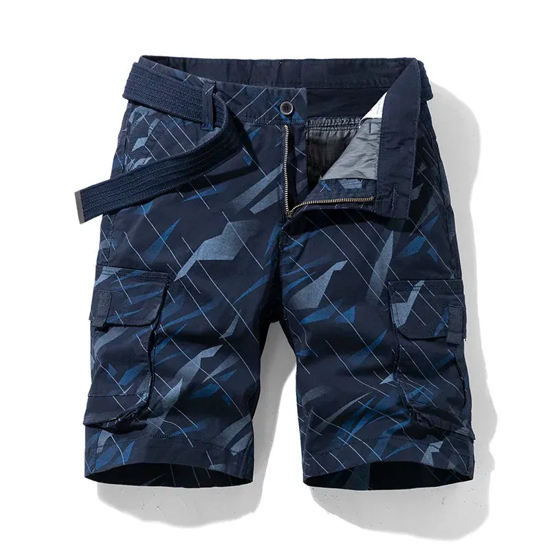 Men's Comfortable Camo Cargo Shorts