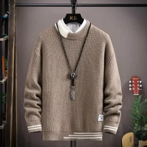 New Fusion Italian Style Unisex Winter Sweater Men Womens Thick Warm Top Casual  Pullover