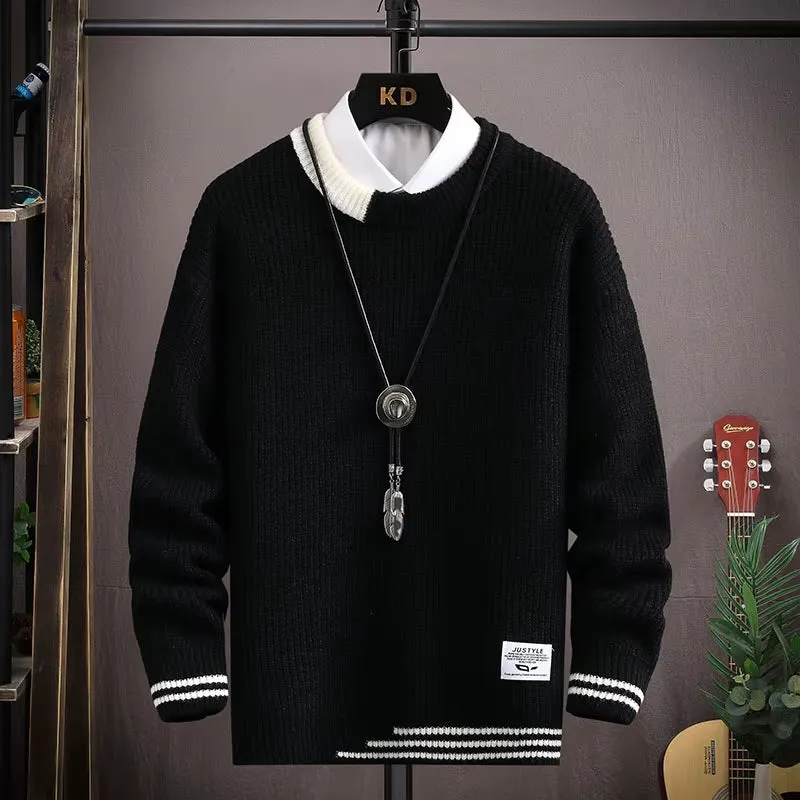 New Fusion Italian Style Unisex Winter Sweater Men Womens Thick Warm Top Casual  Pullover