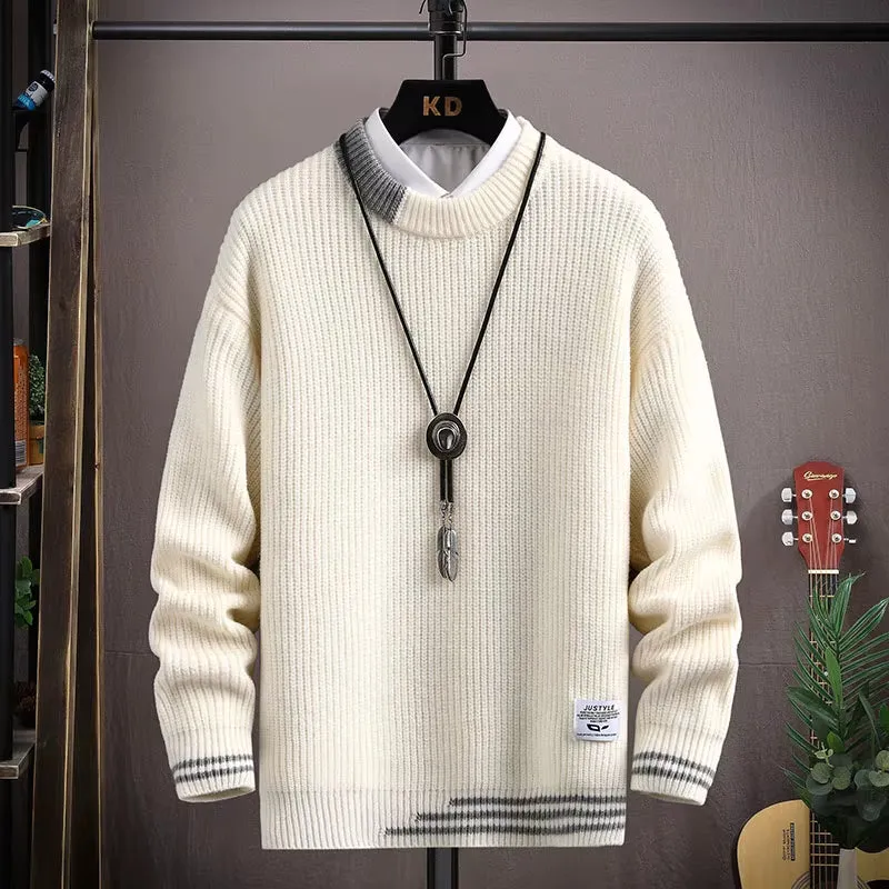 New Fusion Italian Style Unisex Winter Sweater Men Womens Thick Warm Top Casual  Pullover