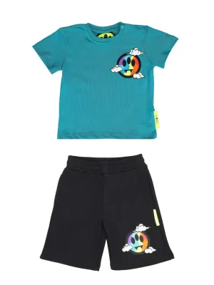 Newborn Boy Emerald Jersey Suit