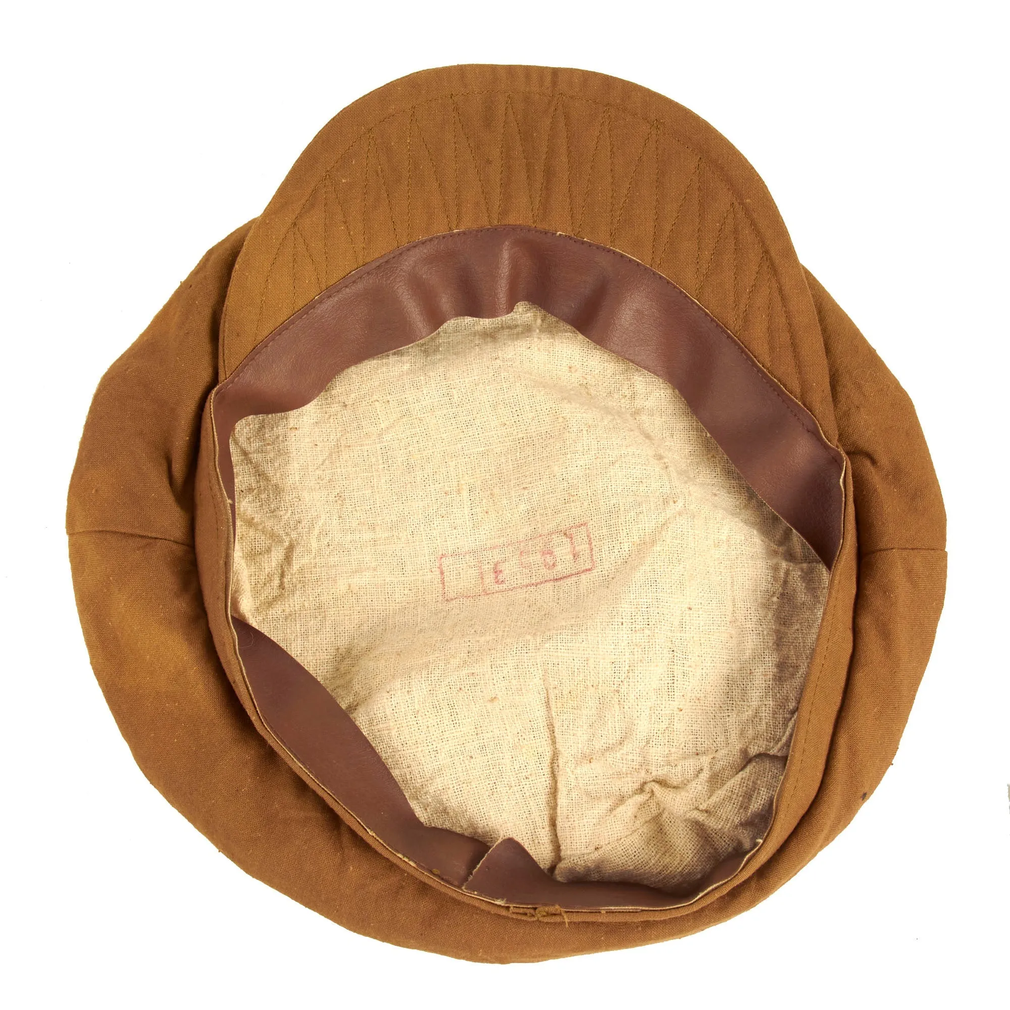 Original U.S. Korean War Era Chinese People’s Army Summer Field Cap dated 1953 - USGI Bringback