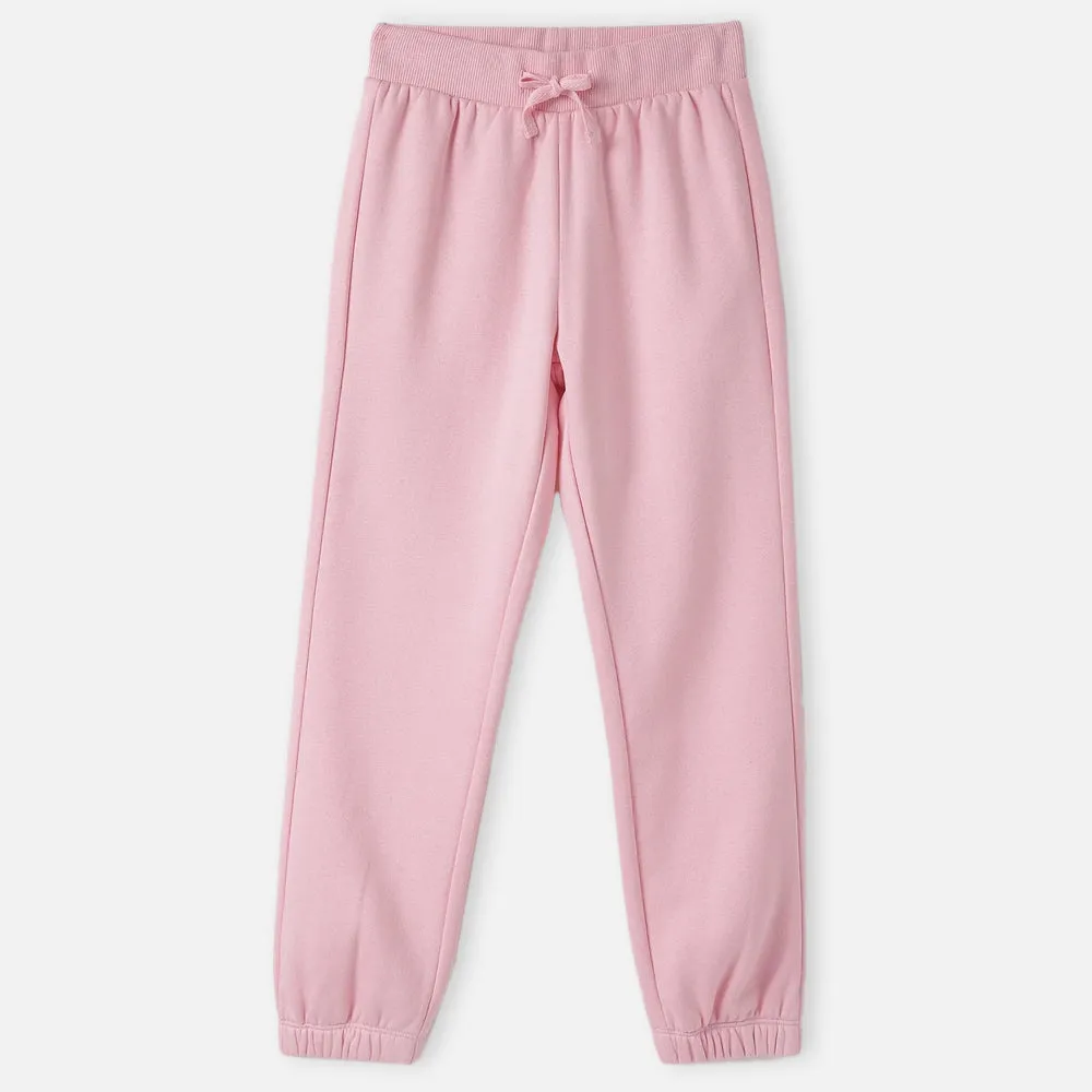 Pink United Colors Of Benetton Winter Regular Fit Trousers