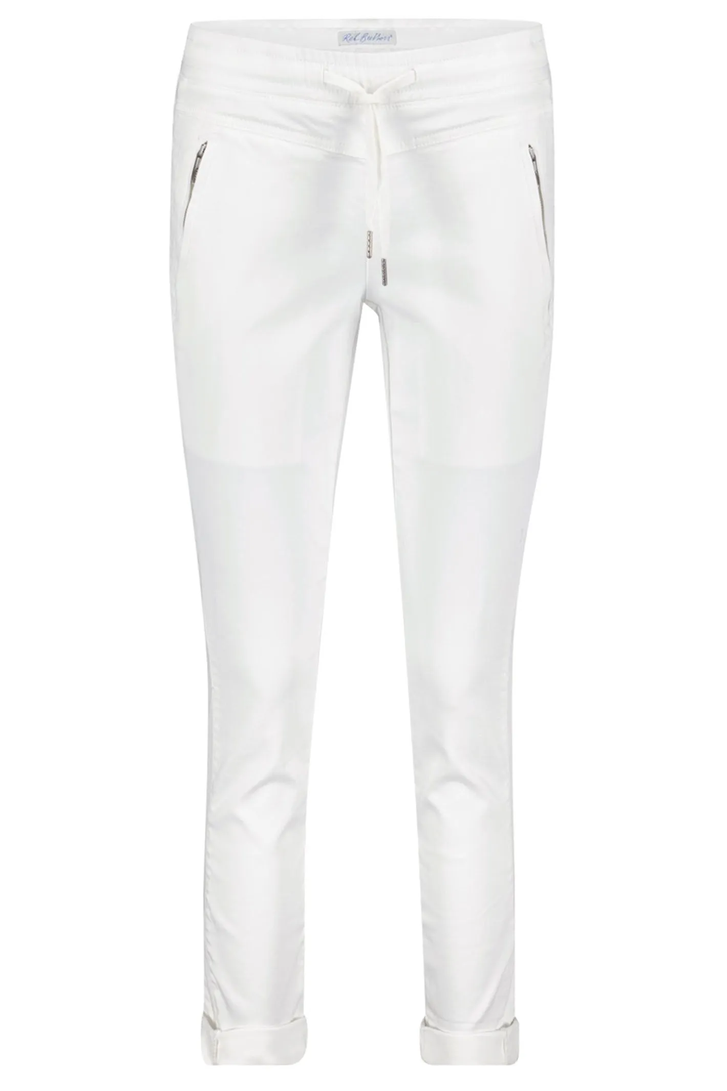 Red Button SRB2957 Tessy White Cropped Jogger Trousers