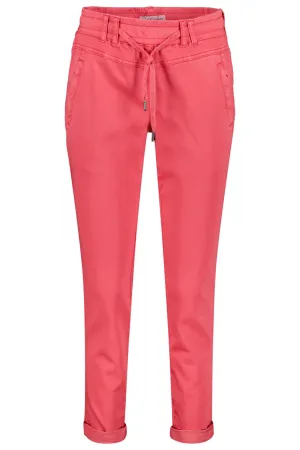Red Button SRB4154 Tessy Coral Cropped Jogger Trousers