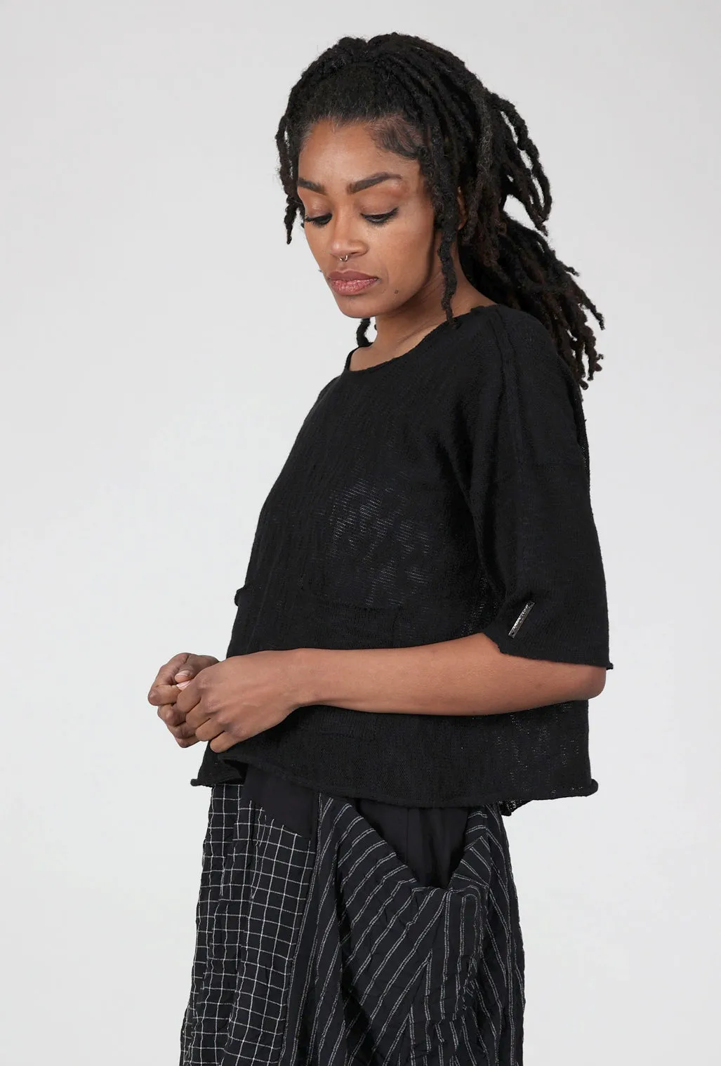 Reverse Sweater, Black