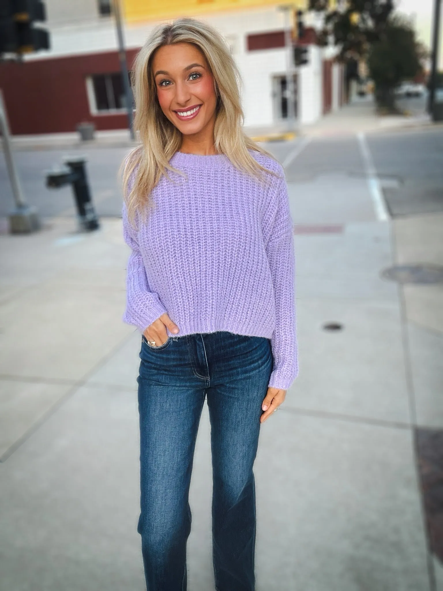 Self Contrast Darla Sweater