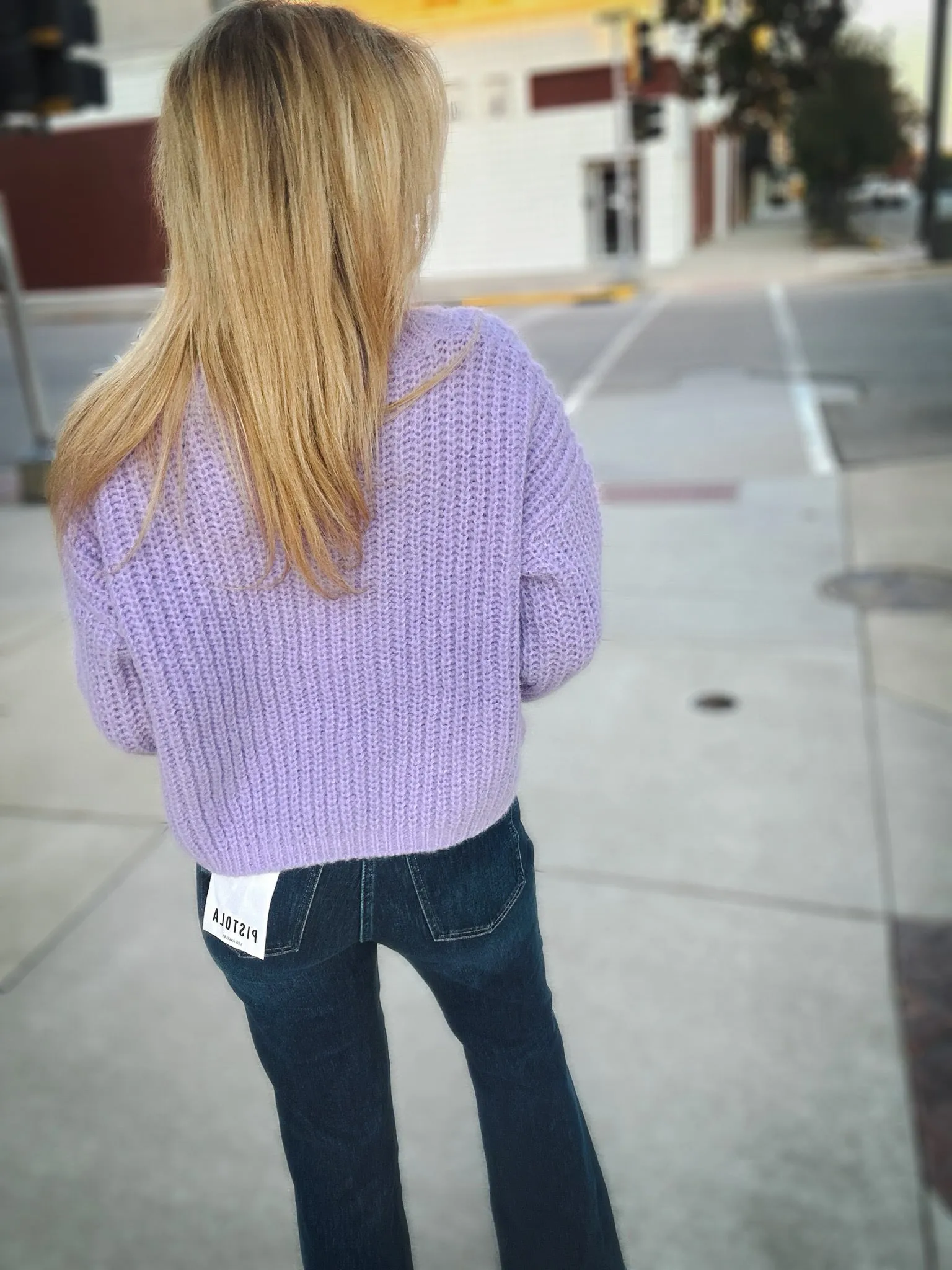 Self Contrast Darla Sweater