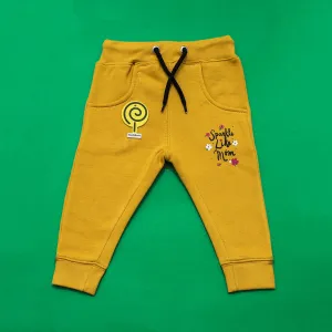 Sparkle Like Mom Mustard Trousers