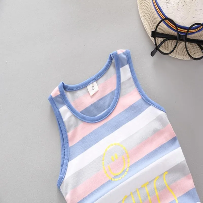Strip Tank Top and Shorts Set