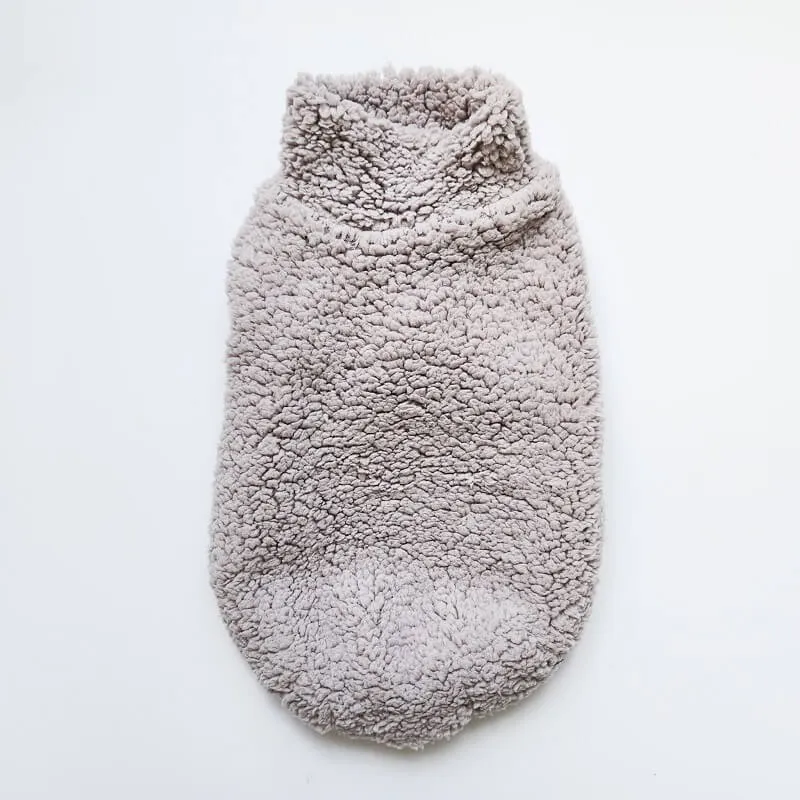 Teddy Fleece ~ Gray for Days ~ dog jersey