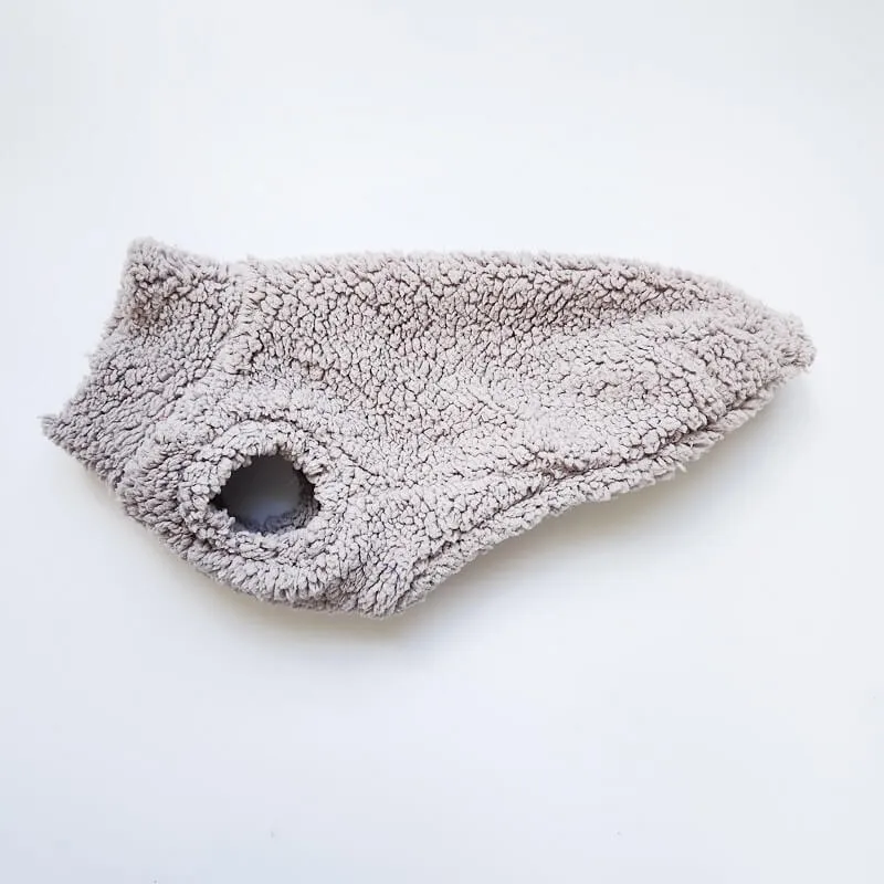 Teddy Fleece ~ Gray for Days ~ dog jersey