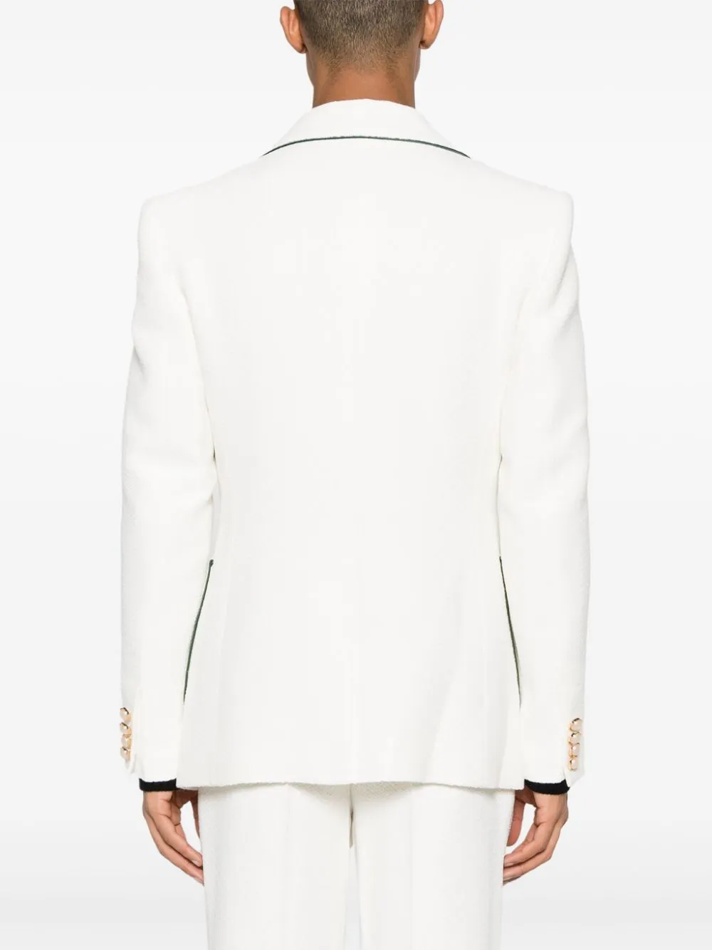 Tennis single-breasted blazer