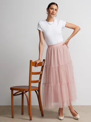 Tiered Tulle Skirt