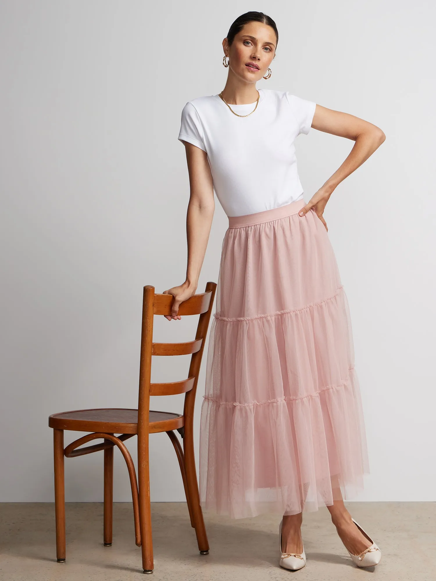 Tiered Tulle Skirt