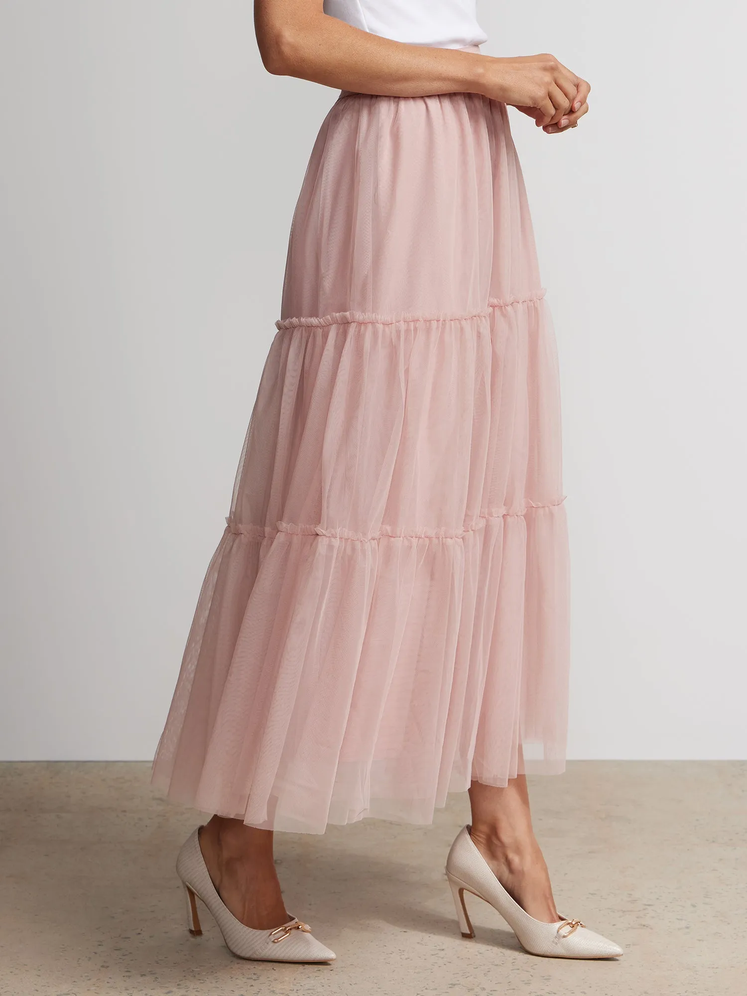 Tiered Tulle Skirt