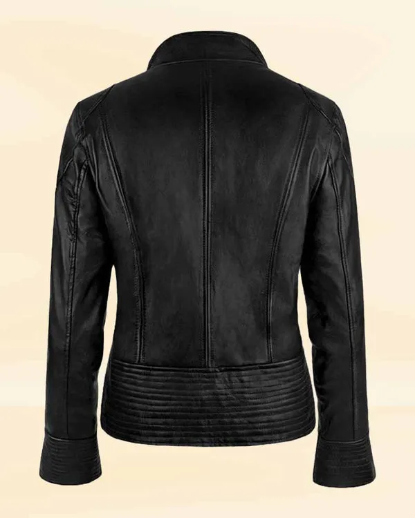 Transformers 2 Leather Jacket Worn By Megan Fox | Megan Fox Stylish Black Leather Jacket