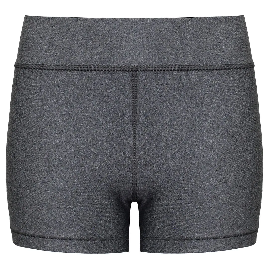 Under Armour HeatGear Mid-Rise Womens Grey Shorts