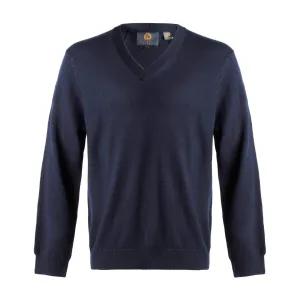 Upgrade Your Style with Mens V-Neck Extra Fine Merino Sweaters - Available in 5 Trendy Colors