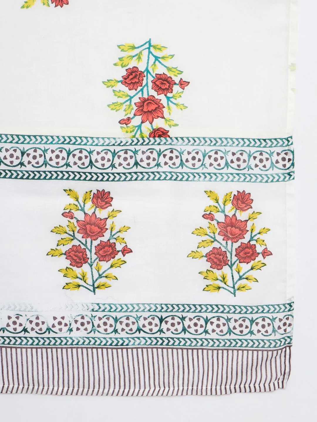Women's Rayon White Straight Kurta Pant with Dupatta