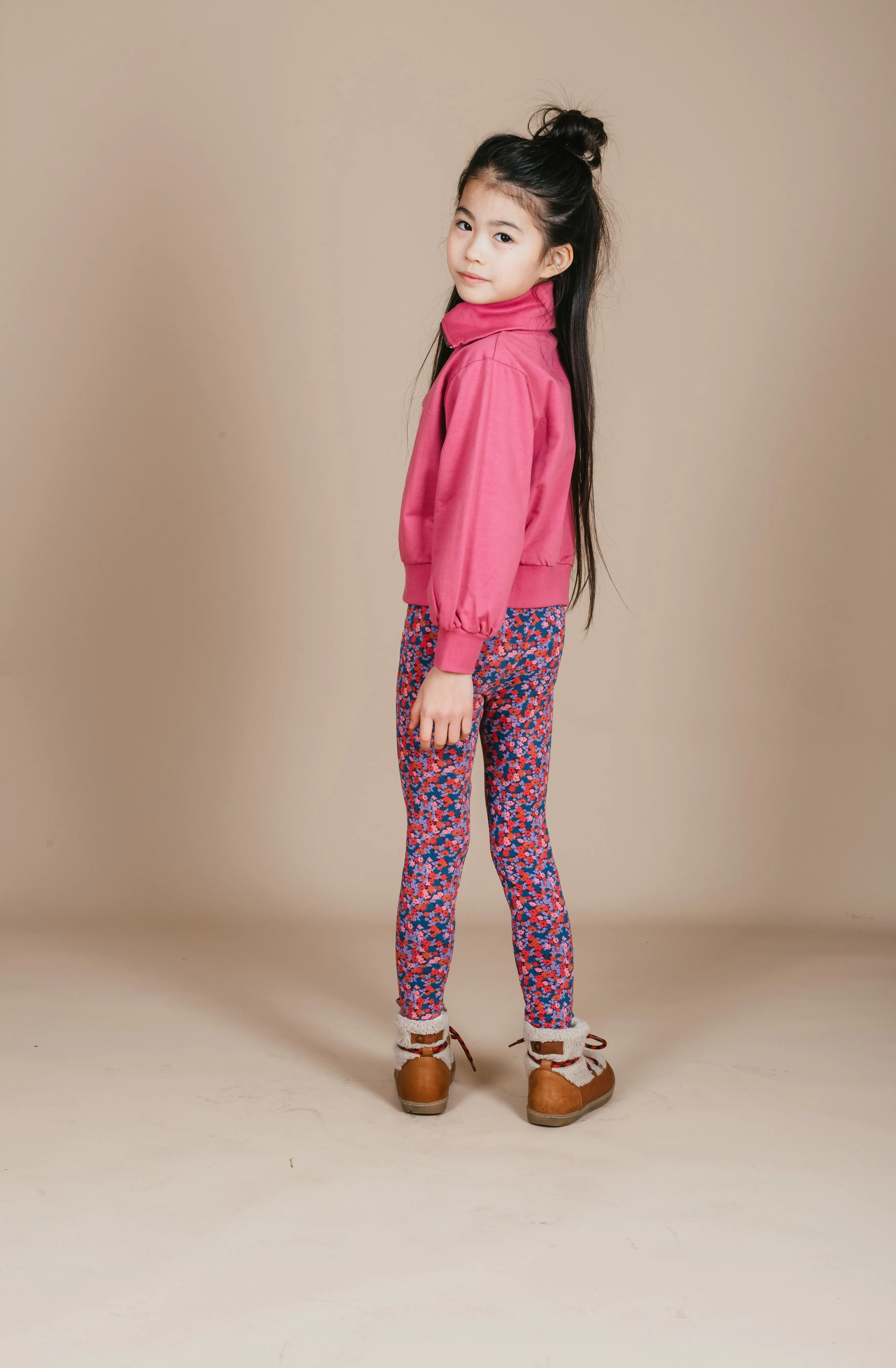 Zipper Sweater  | Red Violet